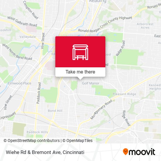 Mapa de Wiehe Rd & Bremont Ave