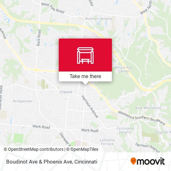 Mapa de Boudinot Ave & Phoenix Ave