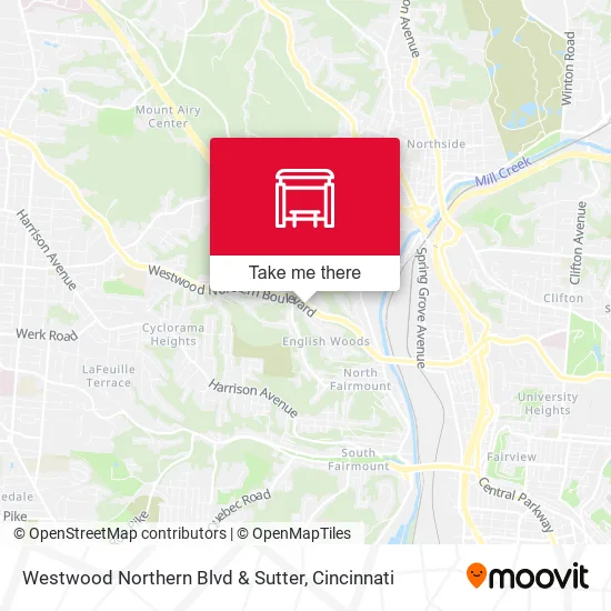 Mapa de Westwood Northern Blvd & Sutter