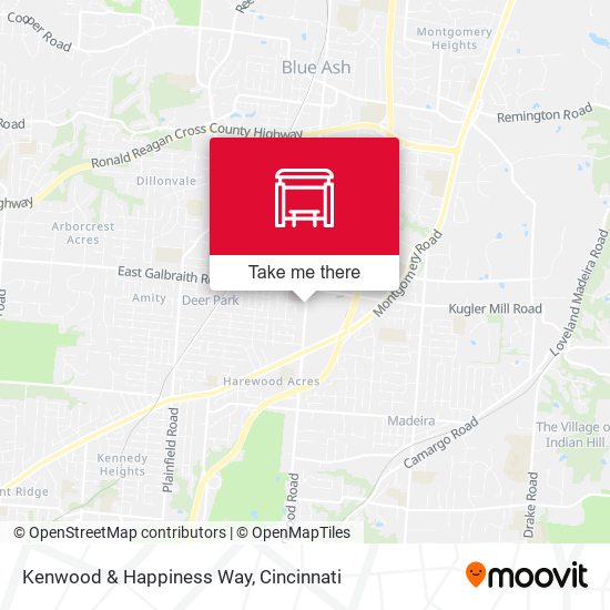Mapa de Kenwood & Happiness Way
