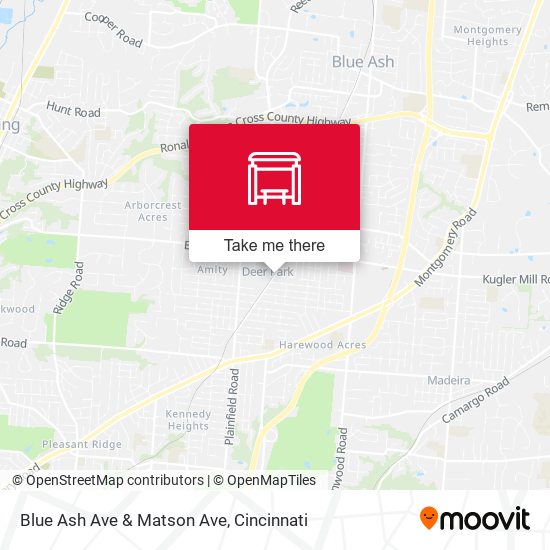 Mapa de Blue Ash Ave & Matson Ave