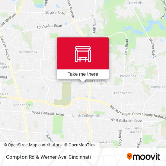Compton Rd & Werner Ave map