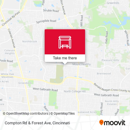 Mapa de Compton Rd & Forest Ave