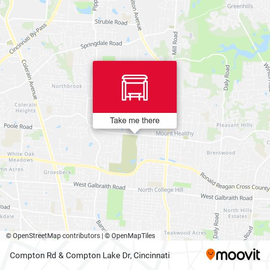 Compton Rd & Compton Lake Dr map