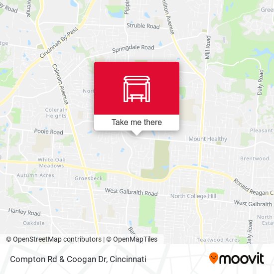 Compton Rd & Coogan Dr map