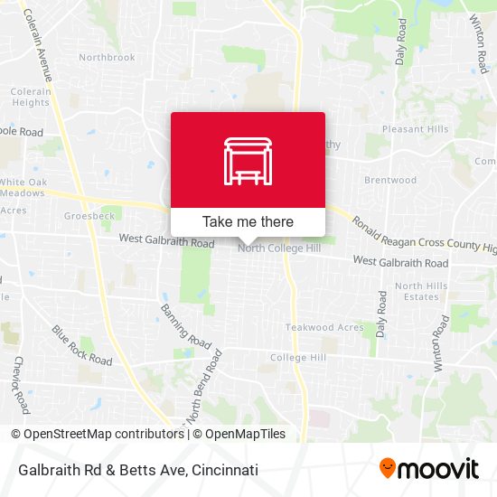 Galbraith Rd & Betts Ave map