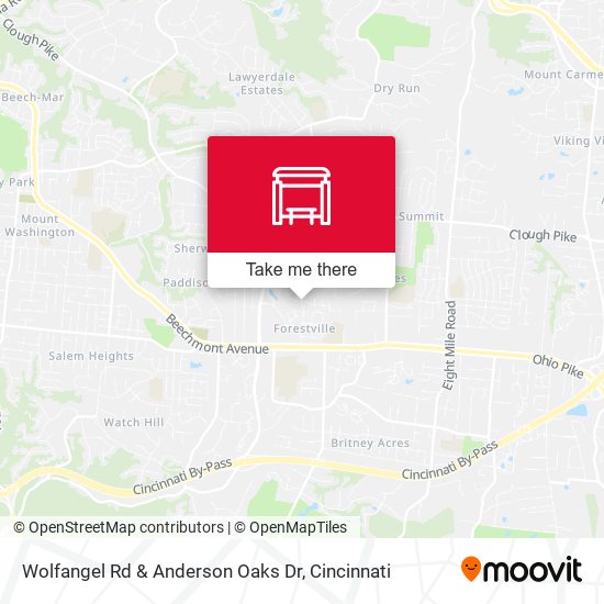 Wolfangel Rd & Anderson Oaks Dr map