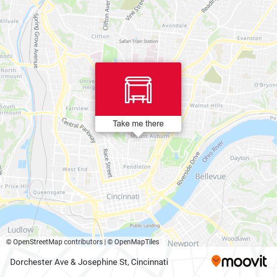 Dorchester Ave & Josephine St map