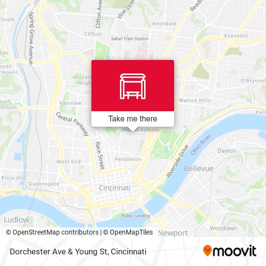 Mapa de Dorchester Ave & Young St