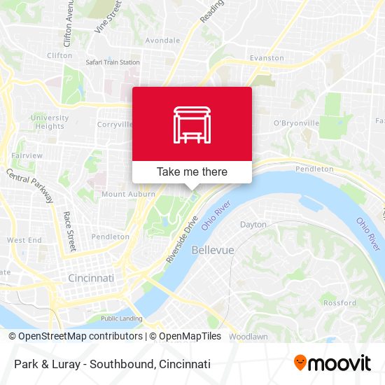 Mapa de Park & Luray - Southbound