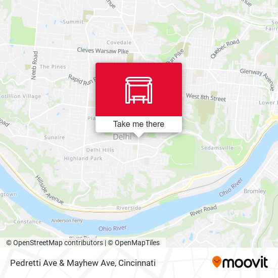 Mapa de Pedretti Ave & Mayhew Ave