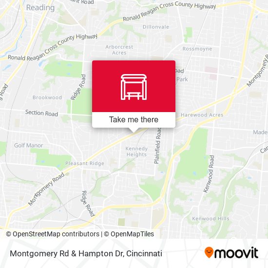 Mapa de Montgomery Rd & Hampton Dr