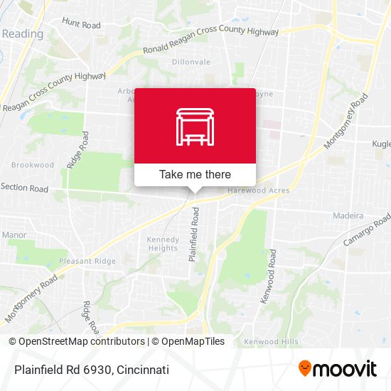 Plainfield Rd 6930 map