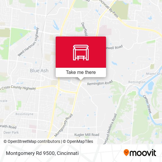 Montgomery Rd 9500 map