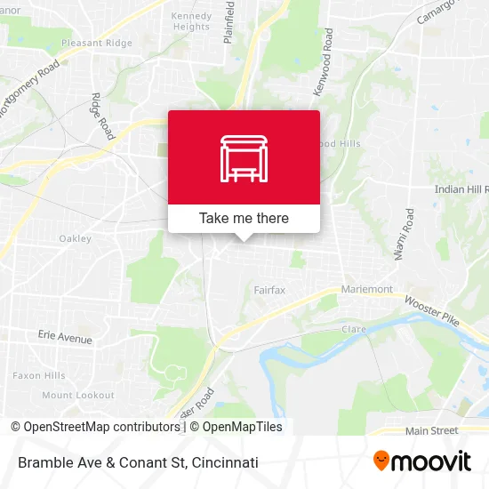 Bramble Ave & Conant St map