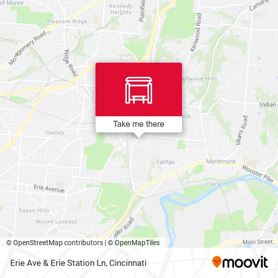Mapa de Erie Ave & Erie Station Ln