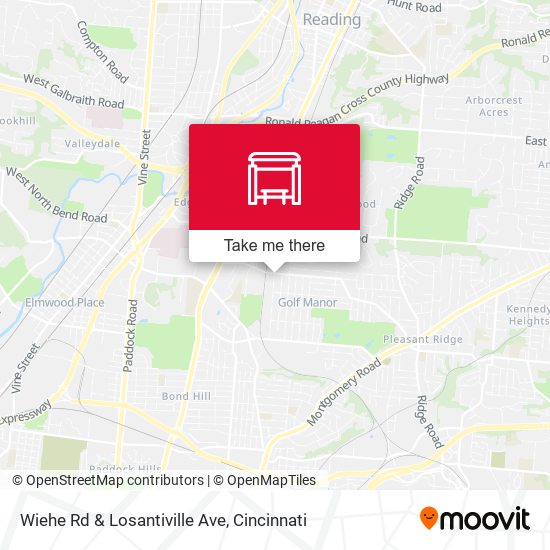 Mapa de Wiehe Rd & Losantiville Ave