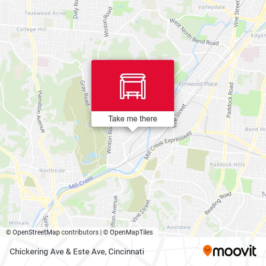 Mapa de Chickering Ave & Este Ave