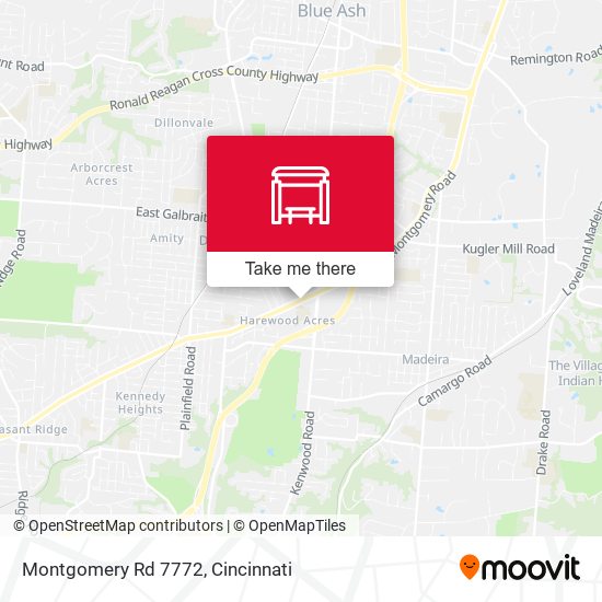Mapa de Montgomery Rd 7772