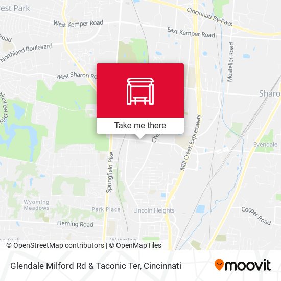 Mapa de Glendale Milford Rd & Taconic Ter