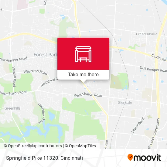 Mapa de Springfield Pike 11320