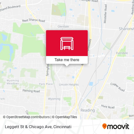 Leggett St & Chicago Ave map
