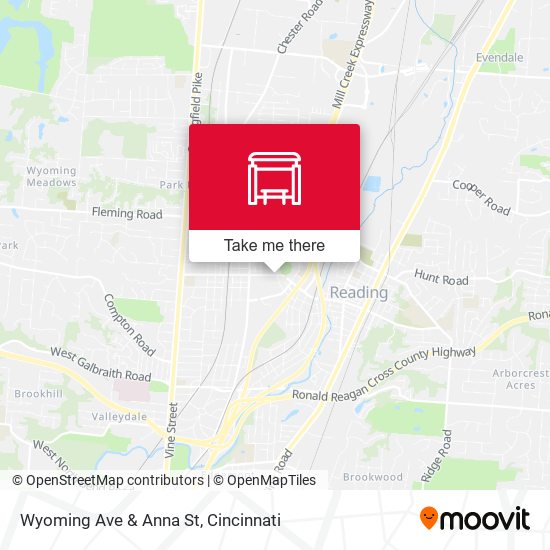 Wyoming Ave & Anna St map