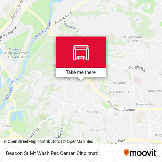 Mapa de Beacon St  Mt Wash Rec Center