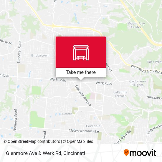 Mapa de Glenmore Ave & Werk Rd