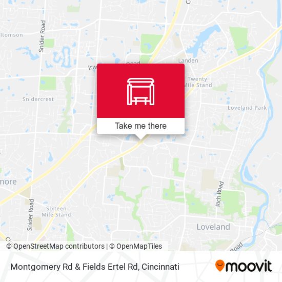 Montgomery Rd & Fields Ertel Rd map