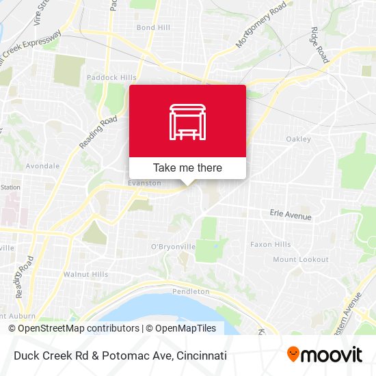 Duck Creek Rd & Potomac Ave map