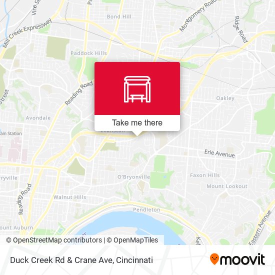 Duck Creek Rd & Crane Ave map
