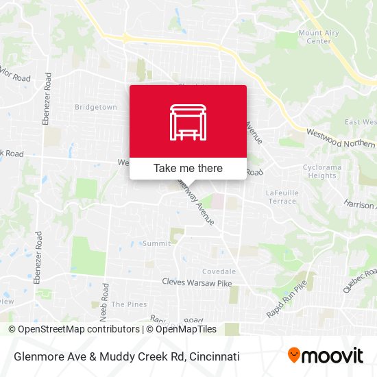Mapa de Glenmore Ave & Muddy Creek Rd