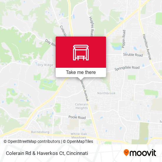Mapa de Colerain Rd & Haverkos Ct
