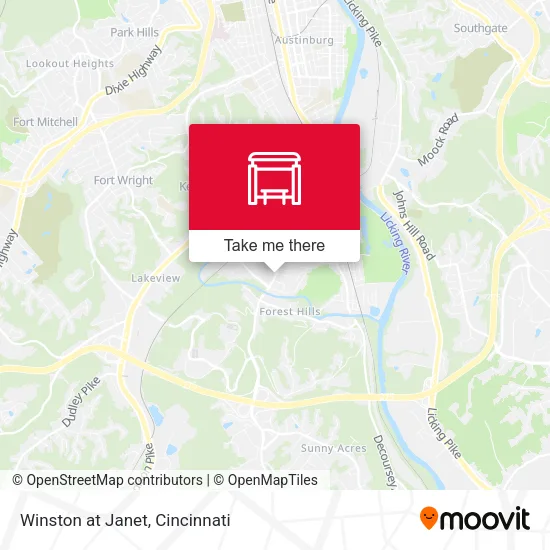 Mapa de Winston at Janet