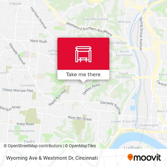 Mapa de Wyoming Ave & Westmont Dr