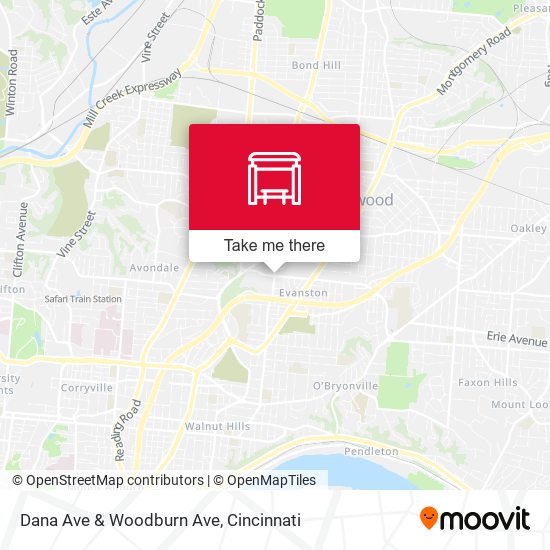 Mapa de Dana Ave & Woodburn Ave