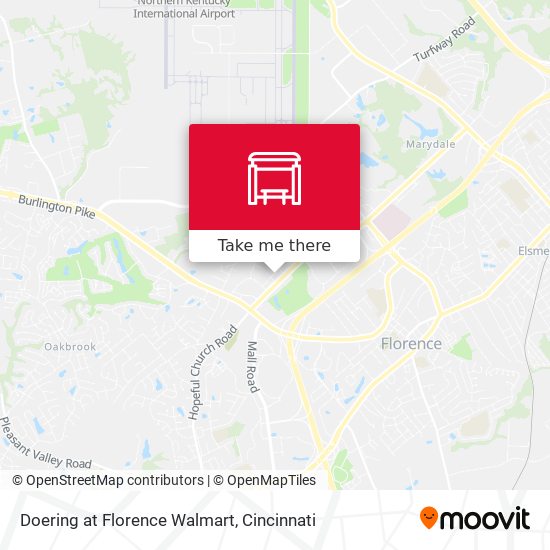 Doering at Florence Walmart map