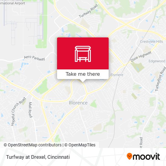 Mapa de Turfway at Drexel
