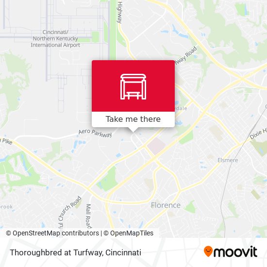 Thoroughbred at Turfway map