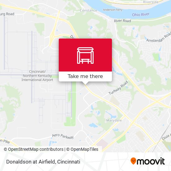 Donaldson at Airfield map