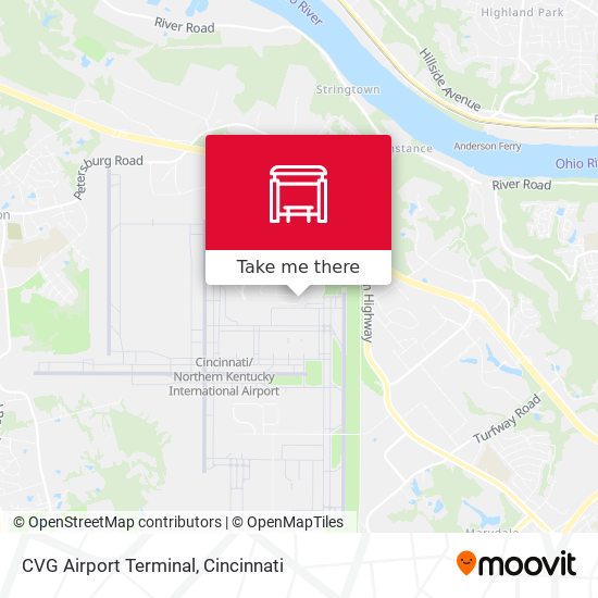 CVG Airport Terminal map