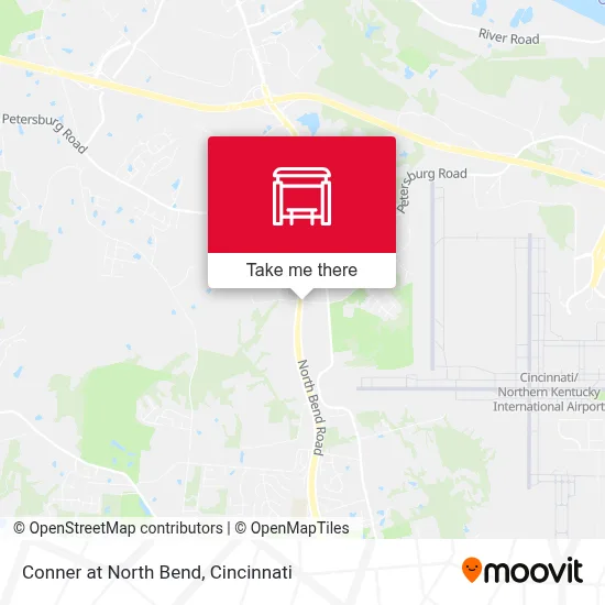 Conner at North Bend map