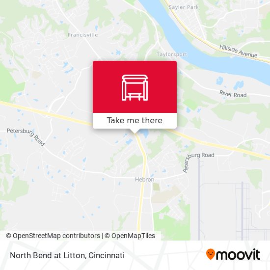 North Bend at Litton map