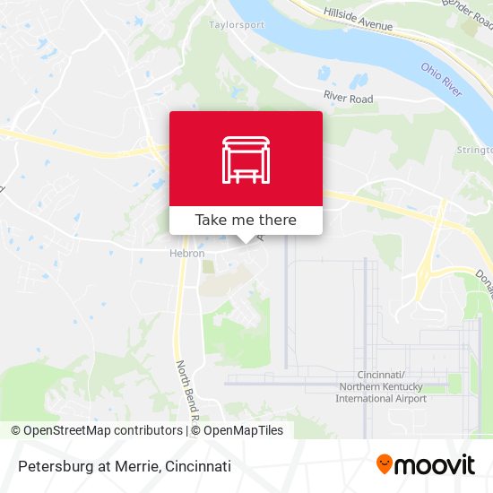 Mapa de Petersburg at Merrie