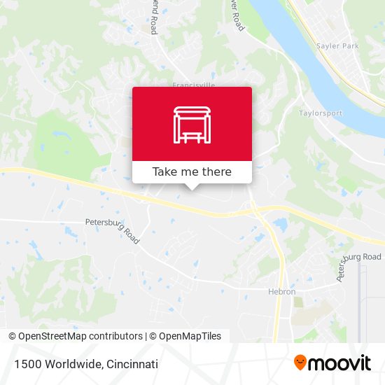 Mapa de 1500 Worldwide
