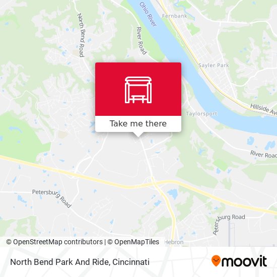 North Bend Park And Ride map