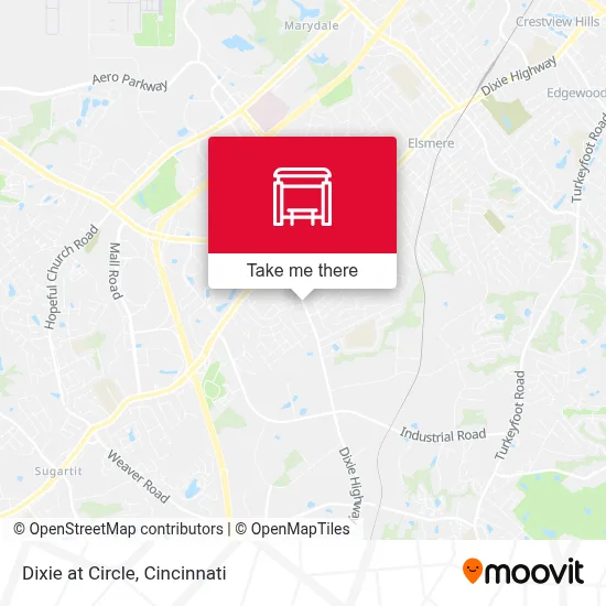 Dixie at Circle map