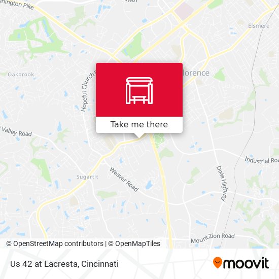 Mapa de Us 42 at Lacresta