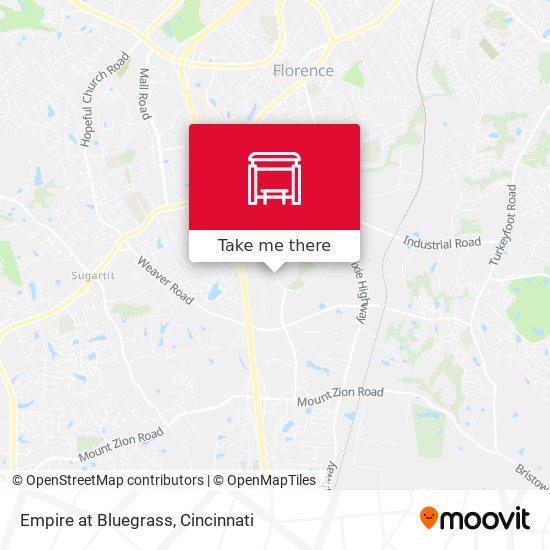 Empire at Bluegrass map